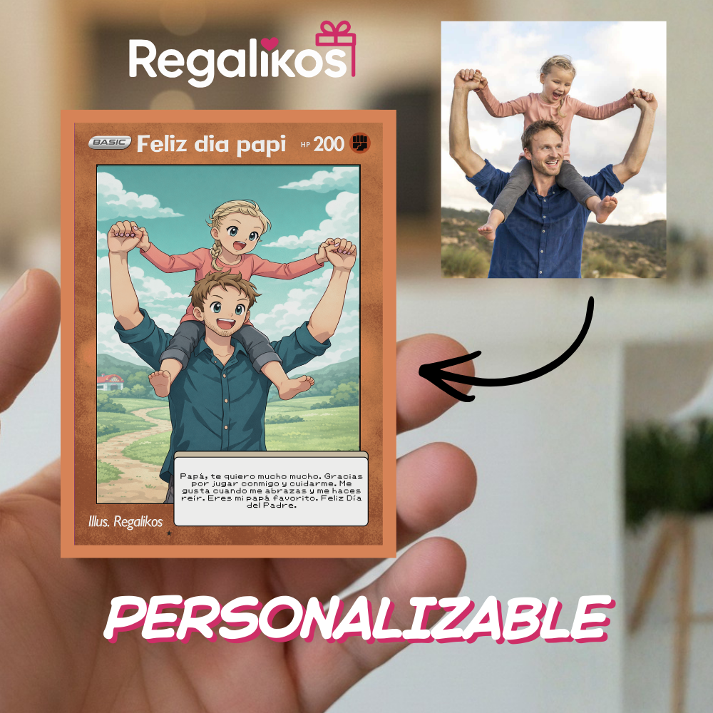 🃏✨ Carta personalizada estilo Pokémon💖🎁