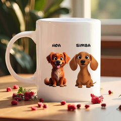 🐾 Taza Personalizada con tu Perro – Más de 50 Razas + Nombre