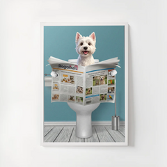 🐶🚽 "Reunión Importante" - El Póster que Desatará Risas en tu Hogar 🐈📰