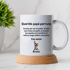 Taza Personalizada "Lealtad Canina" – El Regalo Más Divertido para Papá o Mamá Perruna🐶 ❤️