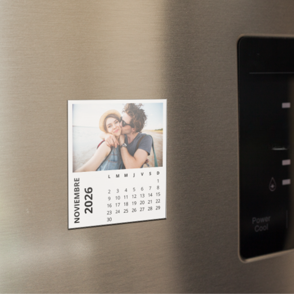 🧲 Calendario Anual Personalizado con Fotos – 12 imanes estilo Polaroid