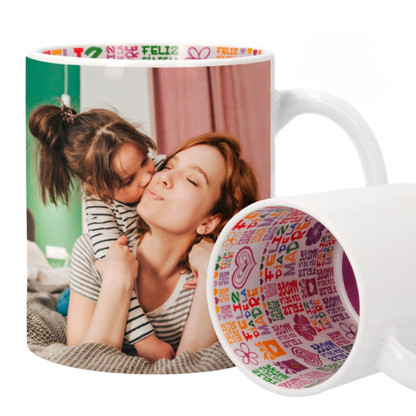 Caneca Personalizada – Um Gole de Amor para a Mamãe 🌸☕❤️