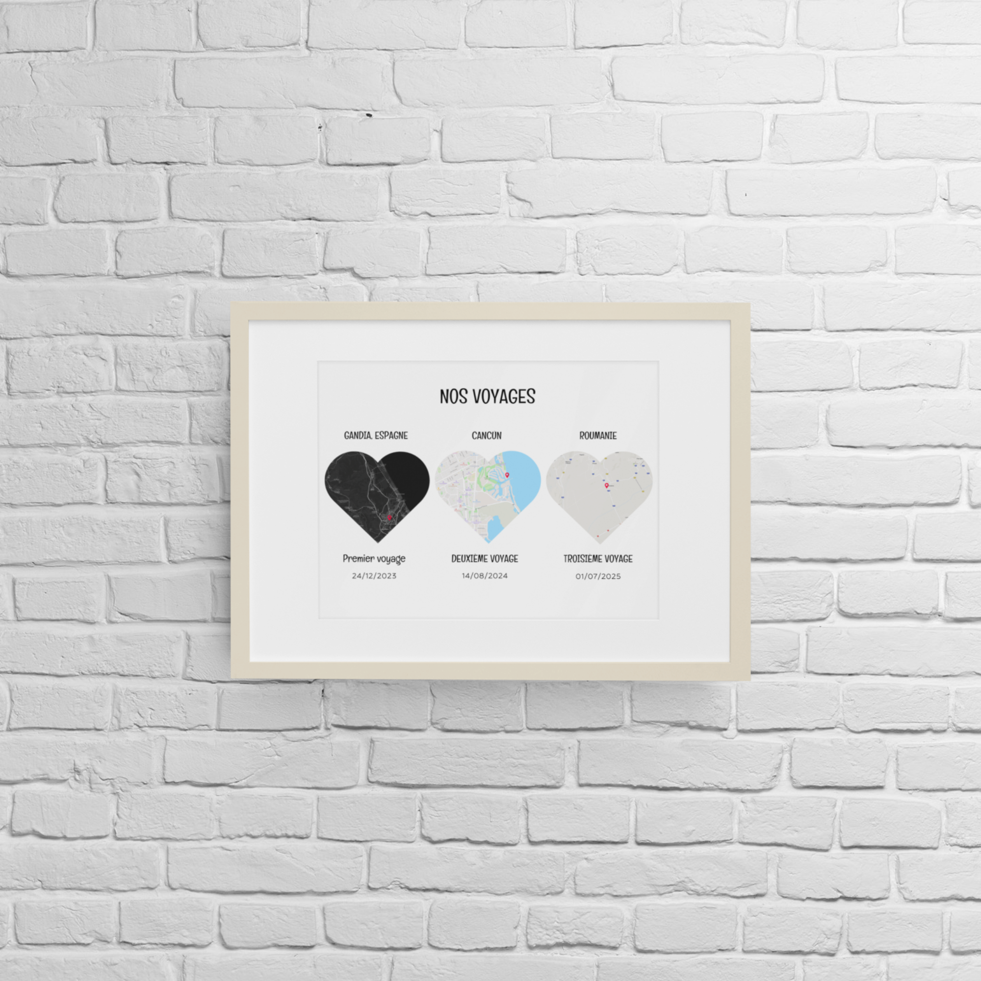 Nuestra historia - Póster personalizado + Cuadro