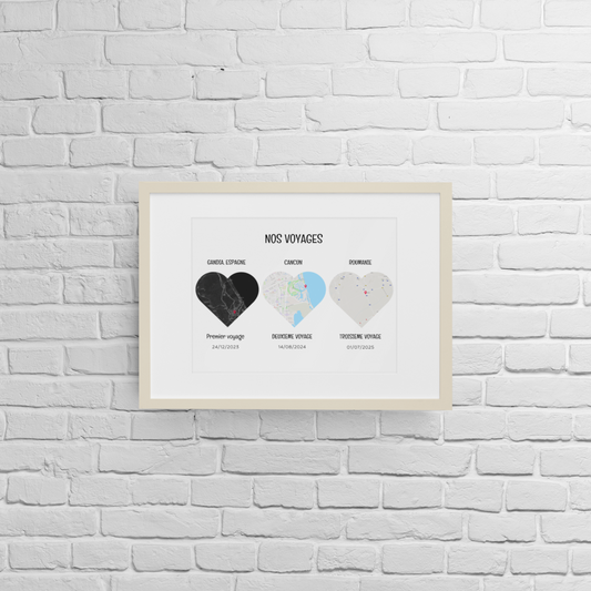 Nuestra historia - Póster personalizado + Cuadro