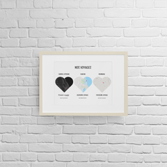 Nuestra historia - Póster personalizado + Cuadro