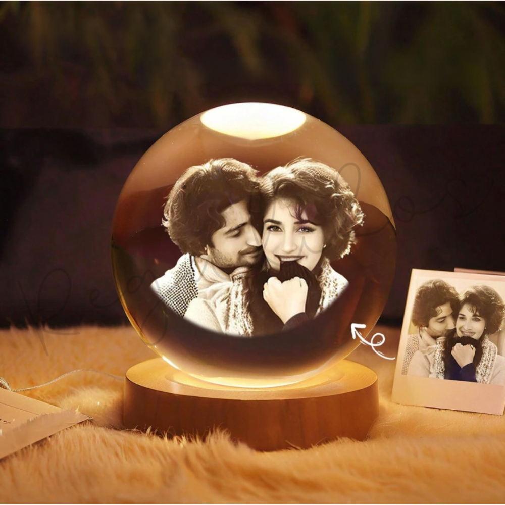 ✨ Sfera di cristallo personalizzata: un ricordo magico ✨