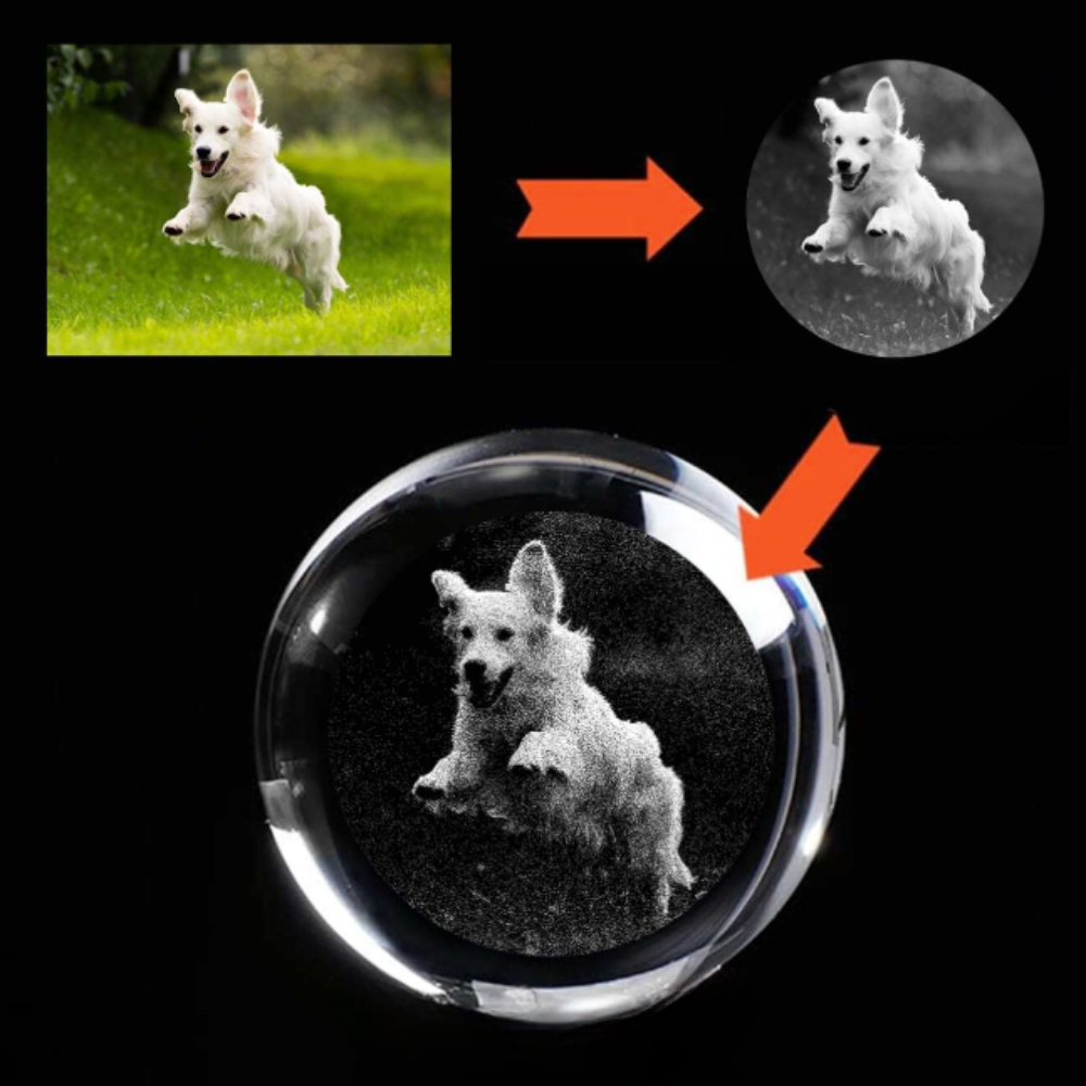 ✨ Personalisierte Kristallkugel – Ein magisches Andenken ✨