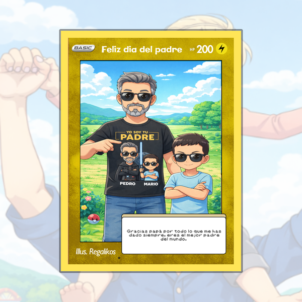 Carta Acrílica Pokémon Personalizada - Estilo Pokémon⚡️