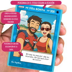 🃏✨ Benutzerdefinierte Karte im Pokémon-Stil💖🎁