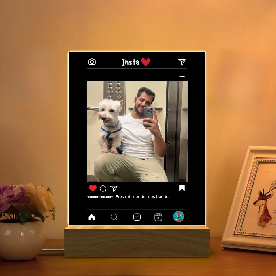 Lámpara Instagram Personalizada - Ilumina tus Momentos Favoritos