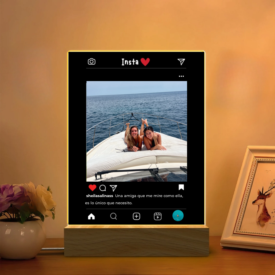Lámpara Instagram Personalizada - Ilumina tus Momentos Favoritos