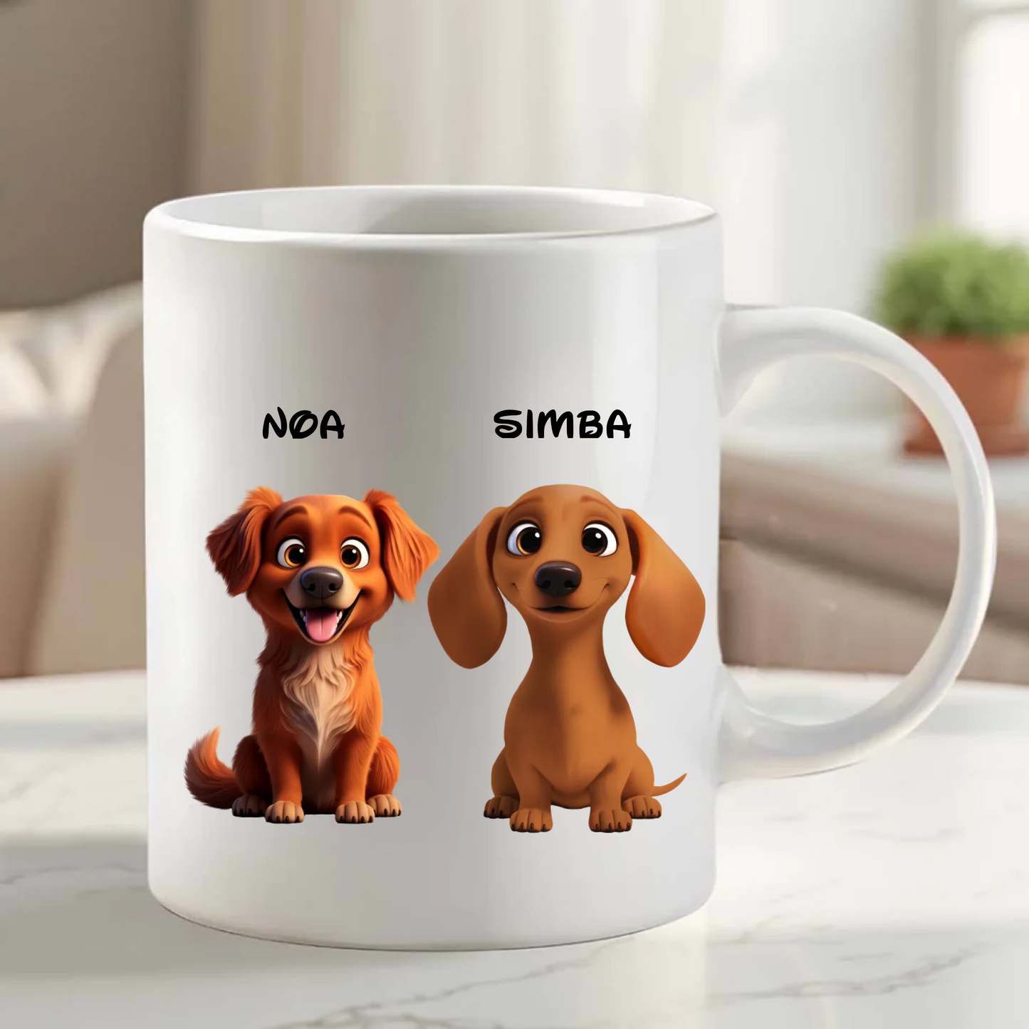 🐾 Taza Personalizada con tu Perro – Más de 50 Razas + Nombre