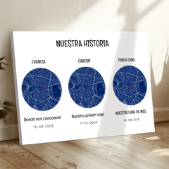 Nuestra historia - Póster personalizado + Cuadro
