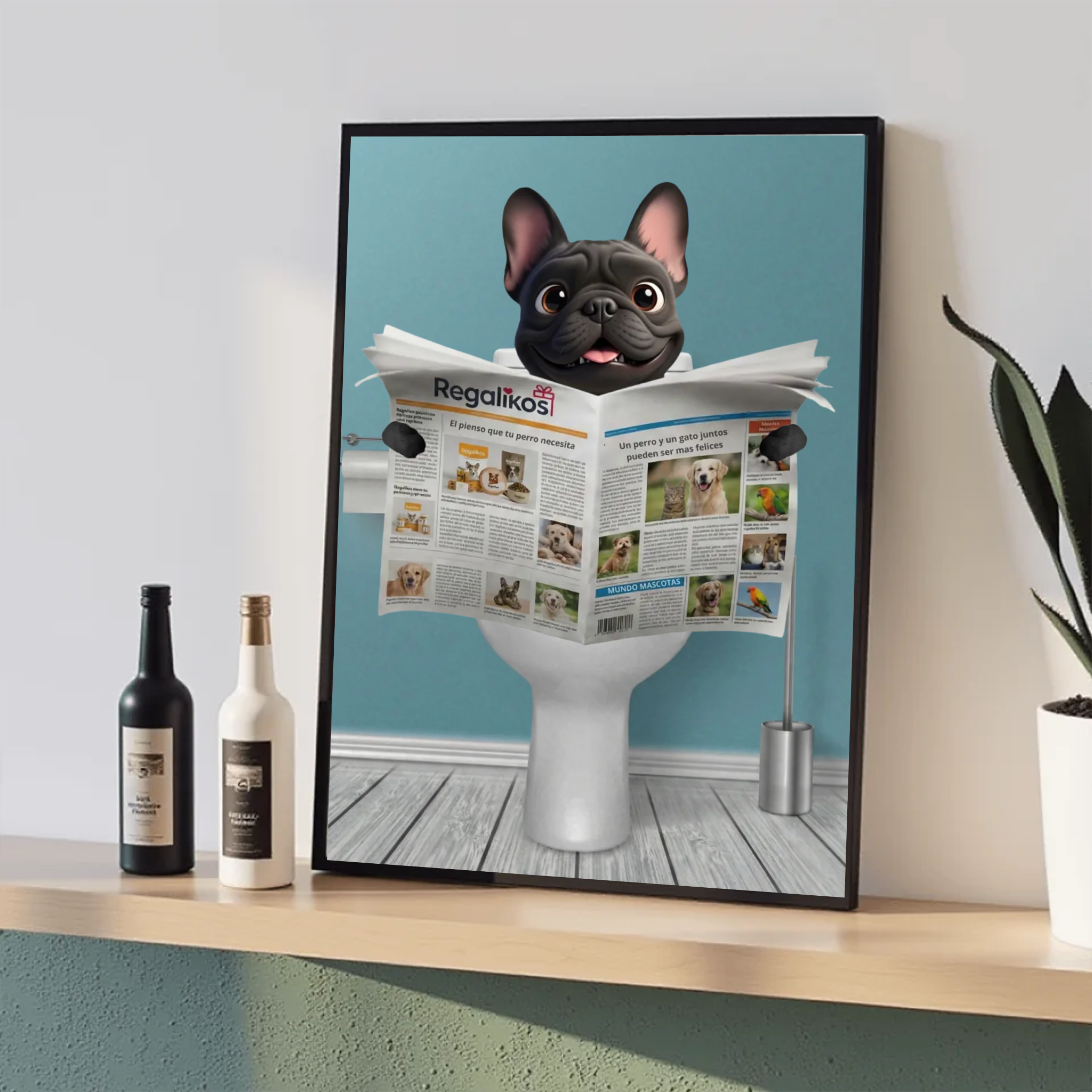 🐶🚽 "Reunión Importante" - El Póster que Desatará Risas en tu Hogar 🐈📰