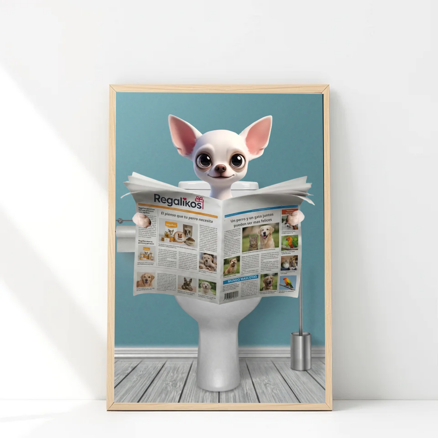 🐶🚽 "Reunión Importante" - El Póster que Desatará Risas en tu Hogar 🐈📰