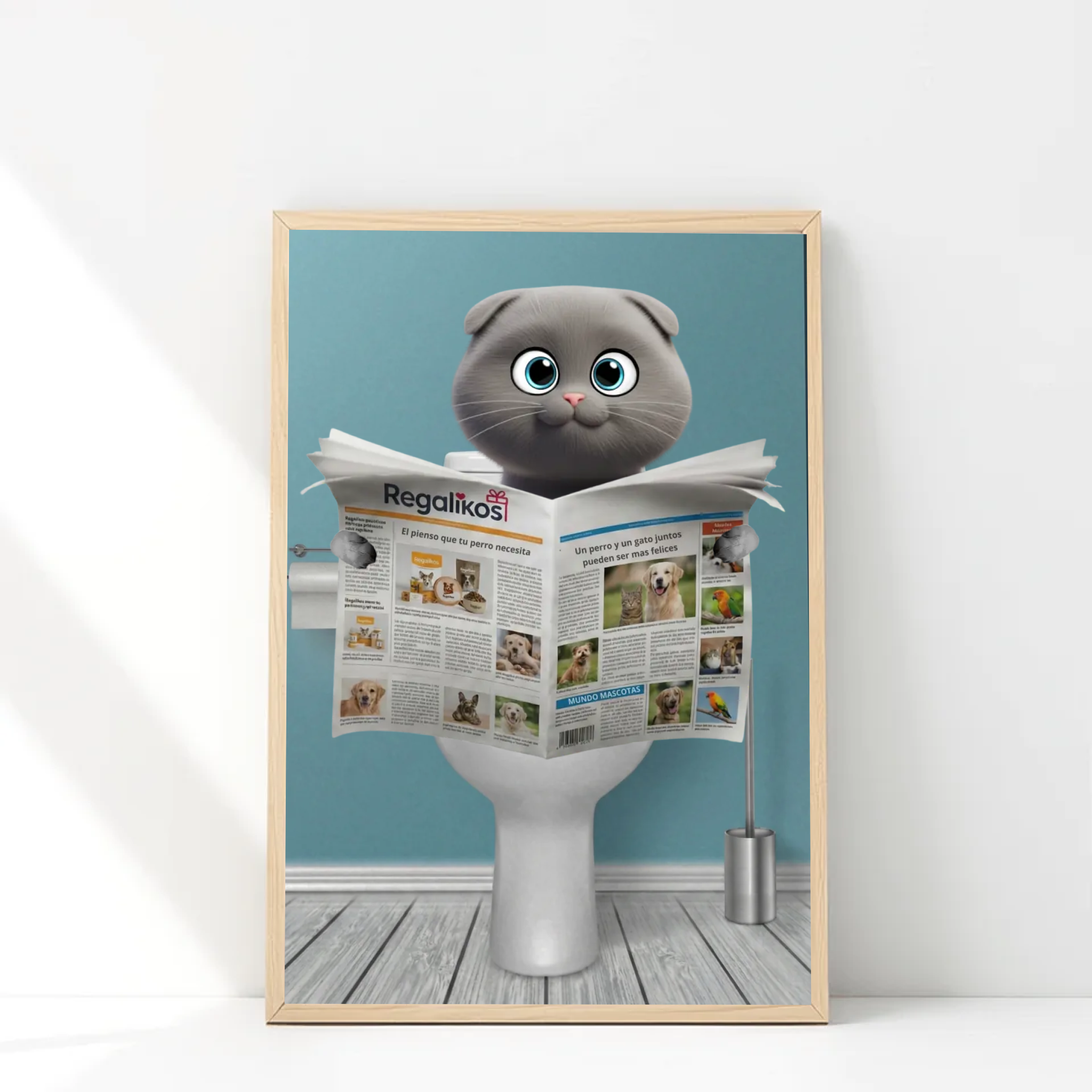 🐶🚽 "Reunión Importante" - El Póster que Desatará Risas en tu Hogar 🐈📰