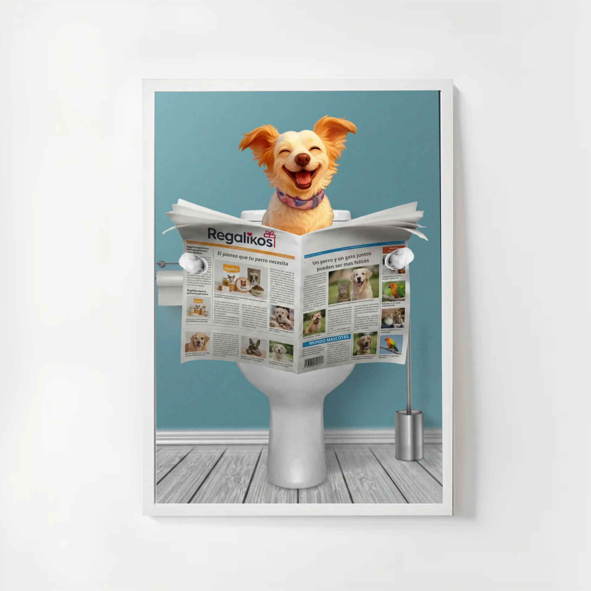 🐶🚽 "Reunión Importante" - El Póster que Desatará Risas en tu Hogar 🐈📰