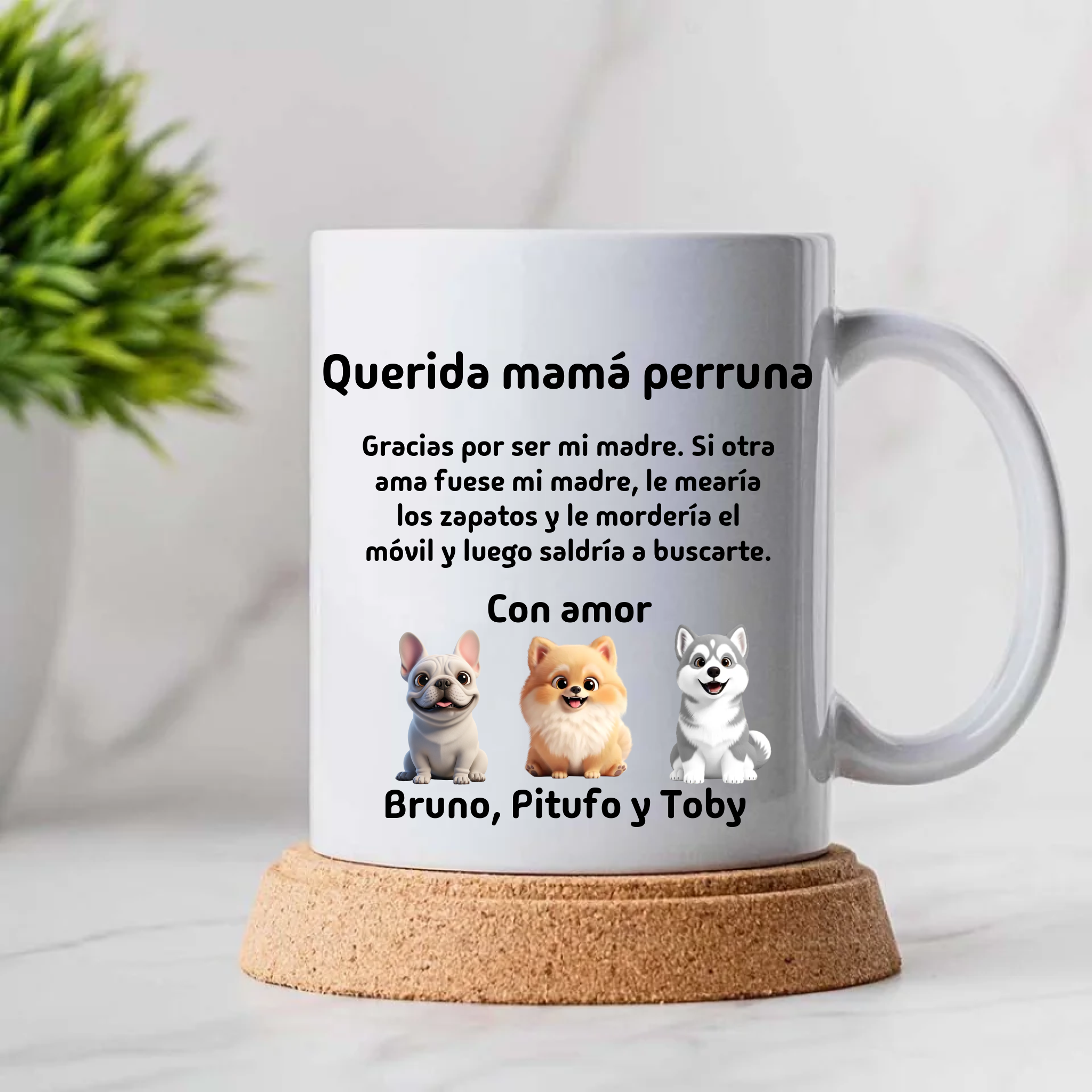 Taza Personalizada "Lealtad Canina" – El Regalo Más Divertido para Papá o Mamá Perruna🐶 ❤️
