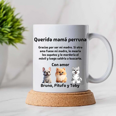 Taza Personalizada "Lealtad Canina" – El Regalo Más Divertido para Papá o Mamá Perruna🐶 ❤️