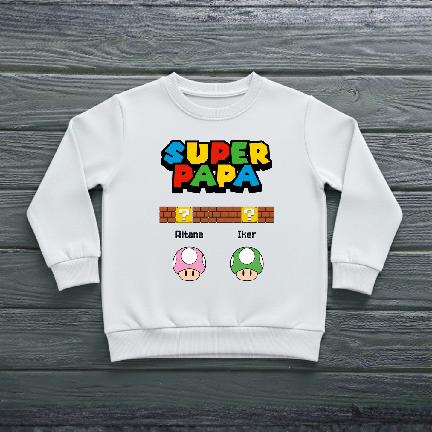 👕 Camiseta / Sudadera "Super Papa" – El Outfit del Jugador 1 🎮