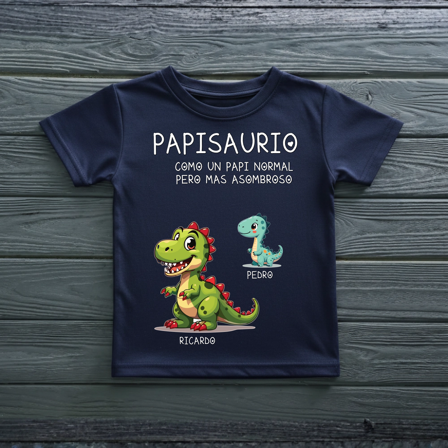 🦖 Aitasaurio / Papasaurio / Papisaurio Personalizado – Camiseta o Sudadera