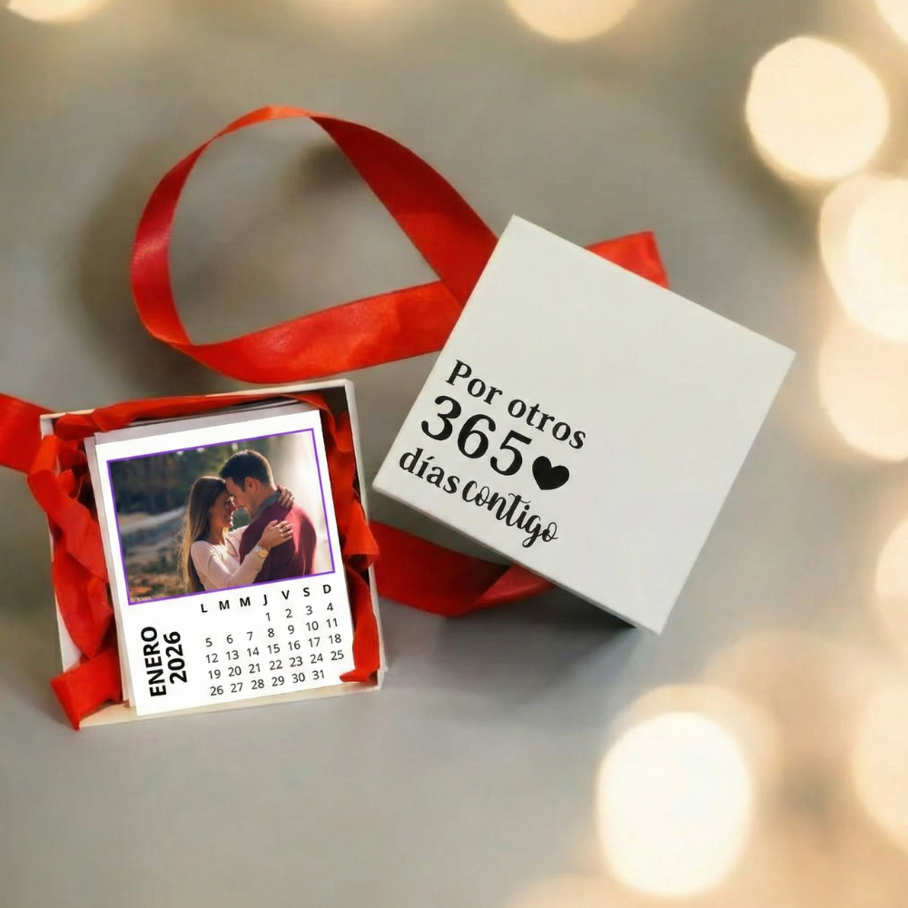 🧲 Calendario Anual Personalizado con Fotos – 12 imanes estilo Polaroid