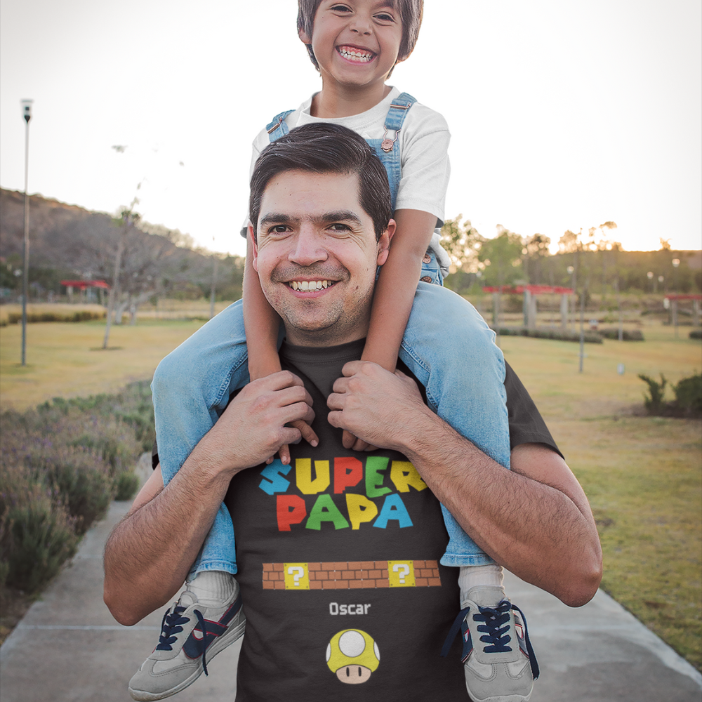 Camiseta Super Pai | Presentes para Pais, Avós e Tios