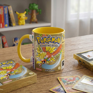 🎮 Taza Pokémon Edición Oro – Game Boy Color Retro ✨