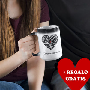 Taza mágica personalizada de 325 ml