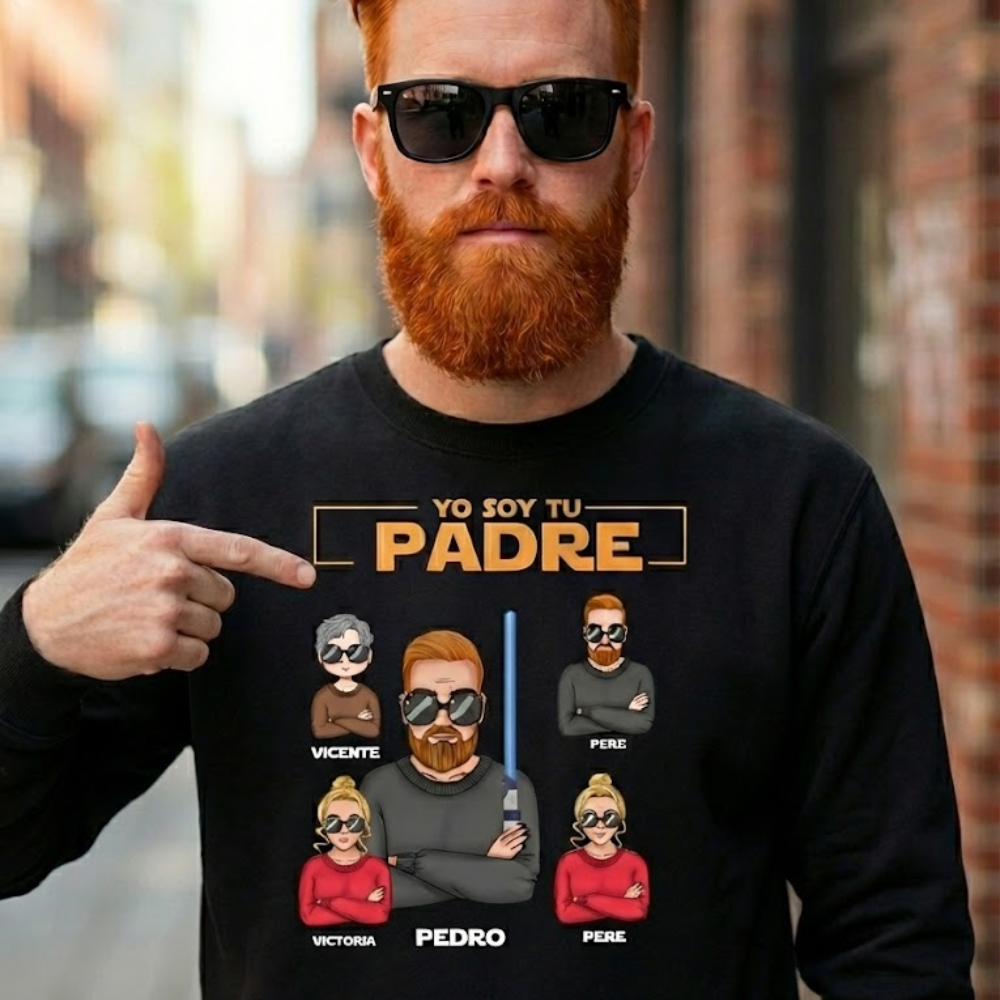 Camiseta/Sudadera para Papá Padawan 🛰️