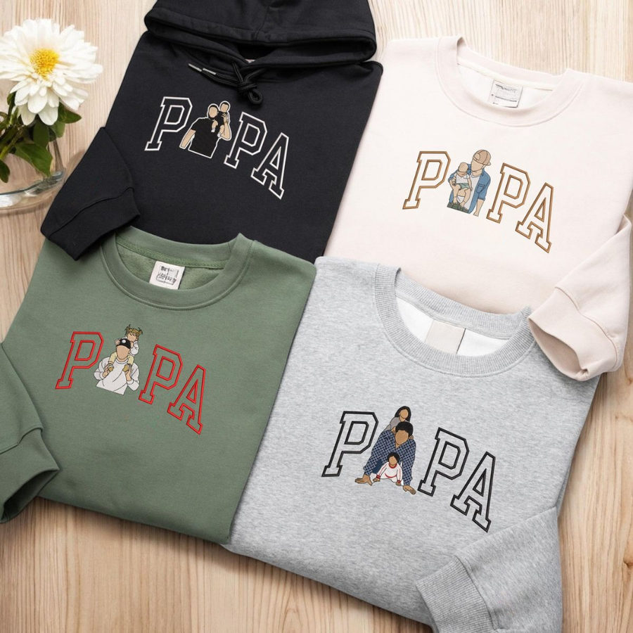 Camiseta o sudadera PAPA personalizada
