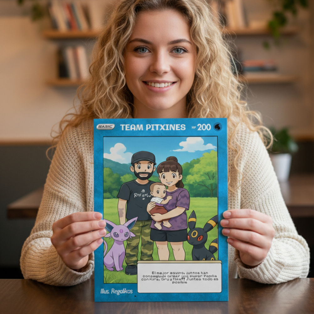 Carta de Amor Legendaria en Madera (30x40cm) - Estilo Anime