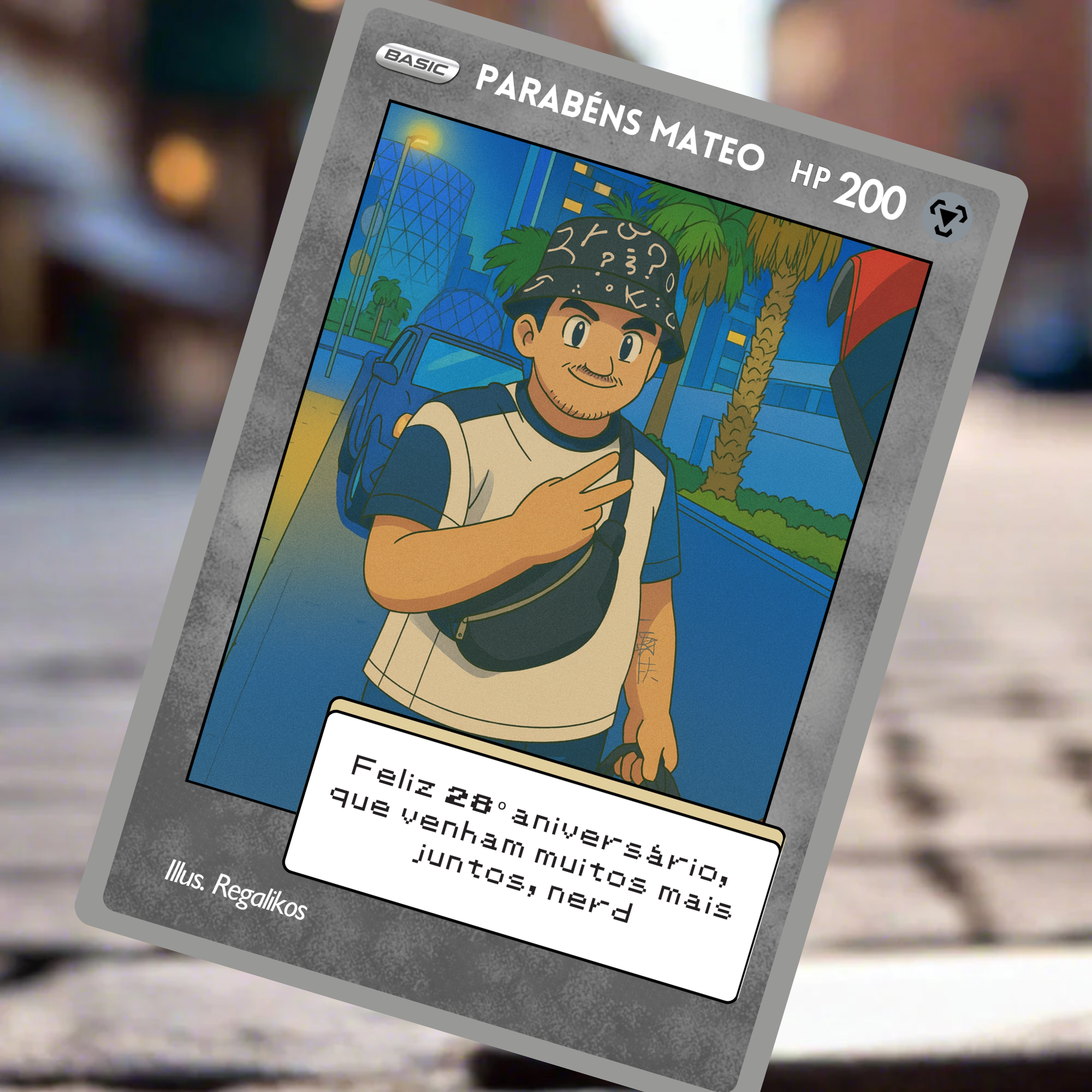 🃏✨ Benutzerdefinierte Karte im Pokémon-Stil💖🎁