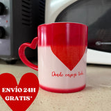 ☕❤️ Caneca mágica personalizada de 325ml - ESPECIAL DIA DOS NAMORADOS ❤️☕