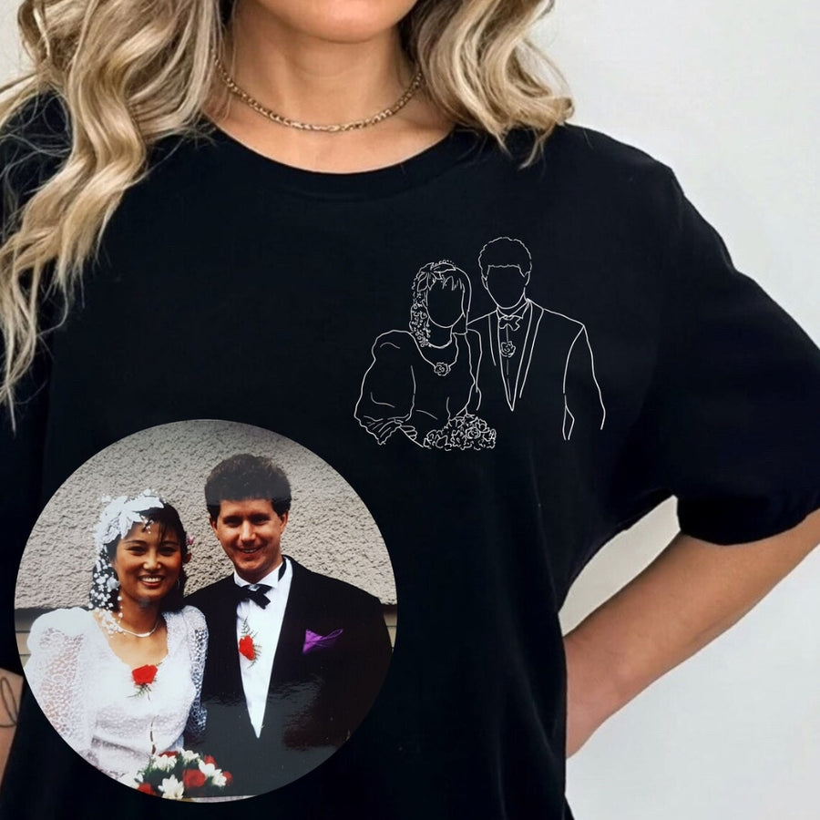 Sudadera personalizada con la silueta de tu foto
