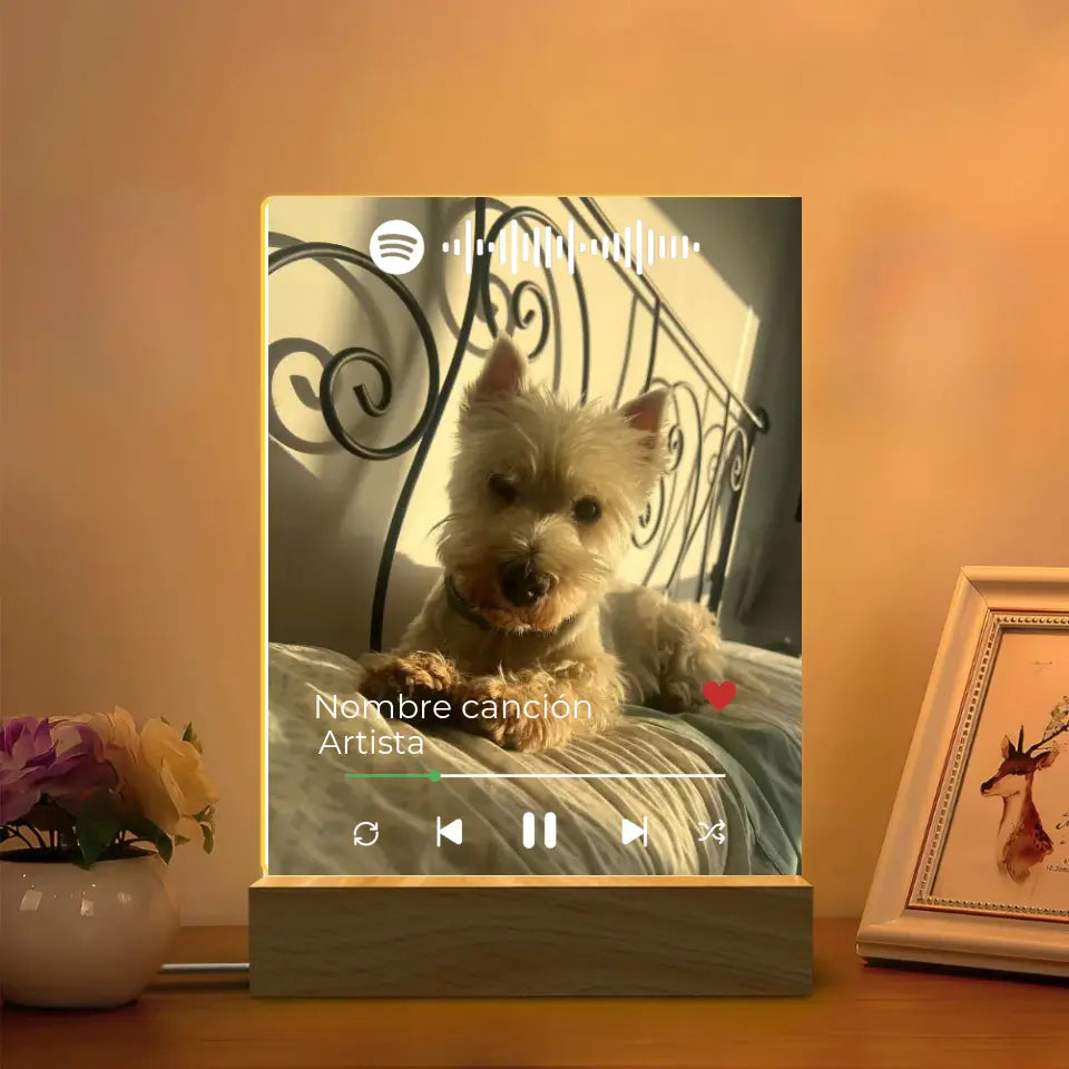 Lámpara Spotify Personalizada Completa - Ilumina tu Música Favorita