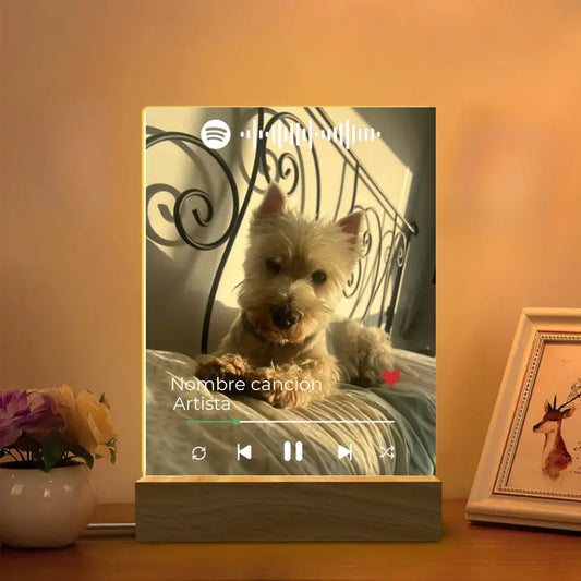 Lámpara Spotify Personalizada Completa - Ilumina tu Música Favorita