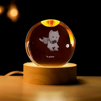 Bola de cristal personalizada con foto grabada (7)