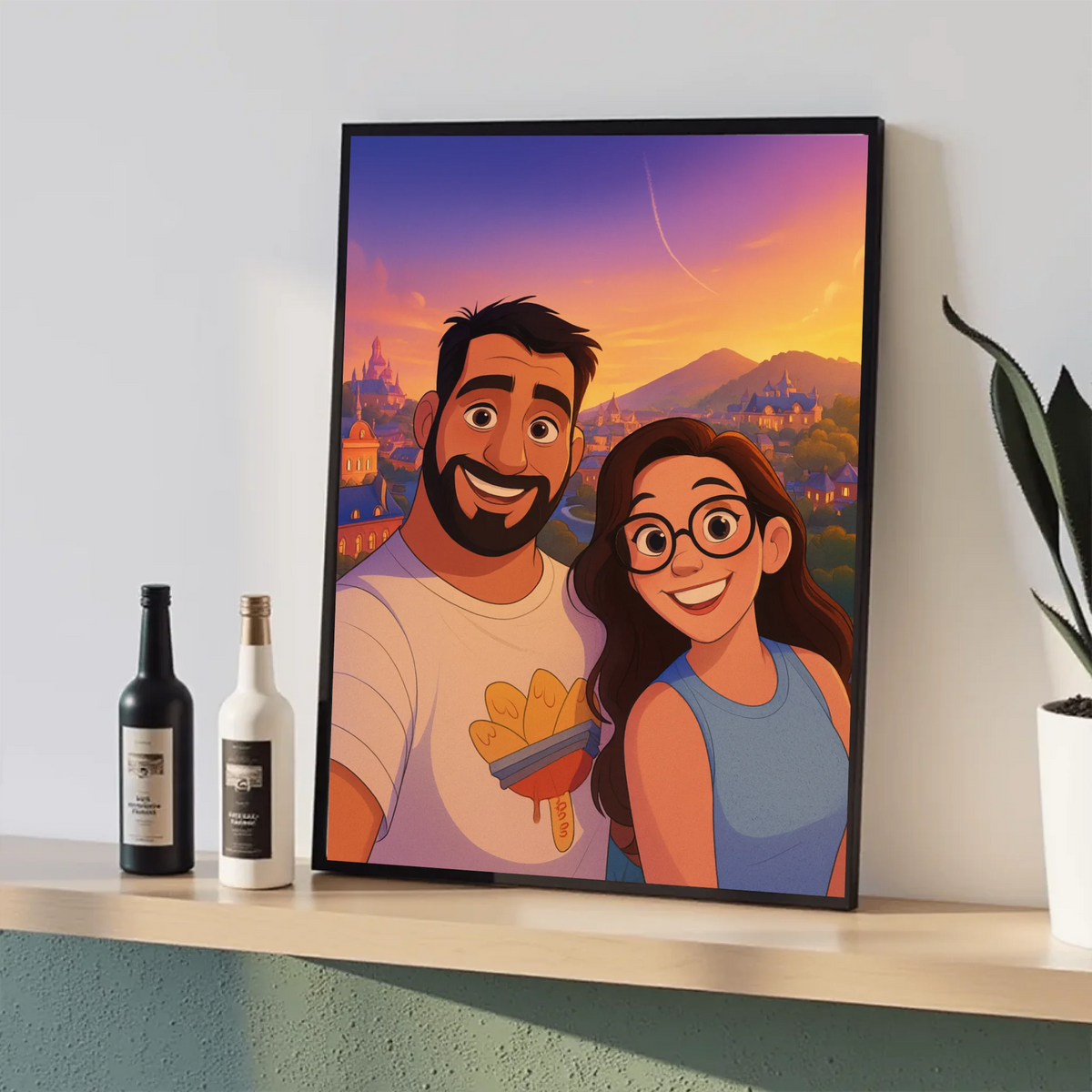 Marco personalizado estilo Disney con tu foto