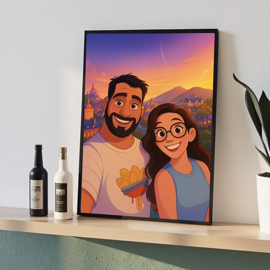 Marco personalizado estilo Disney con tu foto