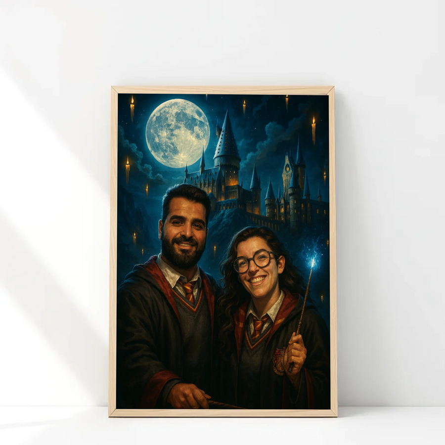 Marco personalizado estilo Harry Potter con tu foto