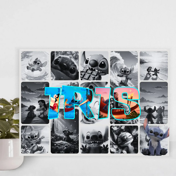 🖼️ Marco Cartoon personalizado 30x40 con tu nombre ✨