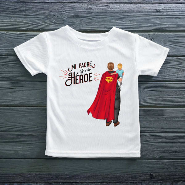 🦸‍♂️ Papá Héroe Personalizado – Camiseta o Sudadera