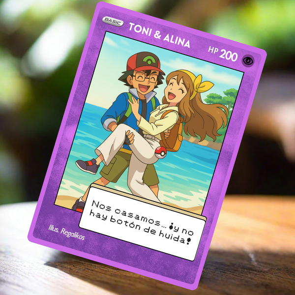 🃏✨ Carta personalizada estilo Pokémon💖🎁