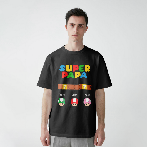 👕 Camiseta / Sudadera "Super Papa" – El Outfit del Jugador 1 🎮