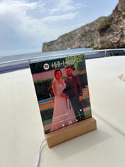 LAMPARA CON BASE DE LUZ PERSONALIZADA💡