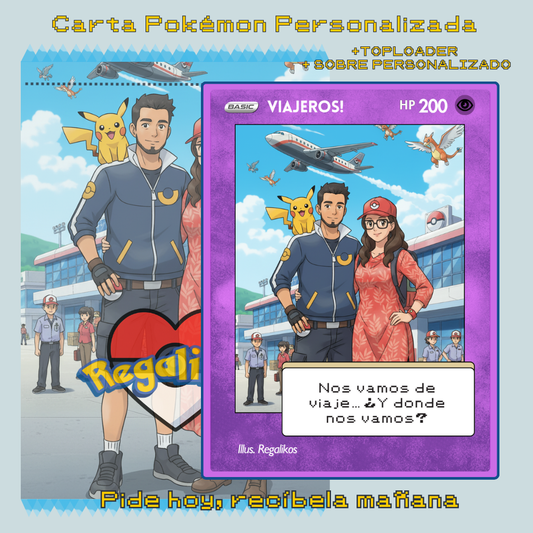 🃏✨ Benutzerdefinierte Karte im Pokémon-Stil💖🎁