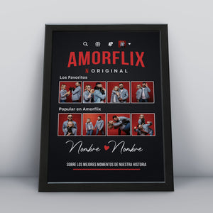 🎥❤️ Pintura Personalizada "AmorFlix" - Sua Própria Capa de Amor ❤️🎥