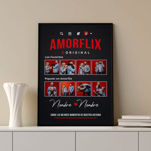 🎥❤️ Pintura Personalizada "AmorFlix" - Sua Própria Capa de Amor ❤️🎥