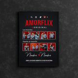 🎥❤️ Pintura Personalizada "AmorFlix" - Sua Própria Capa de Amor ❤️🎥